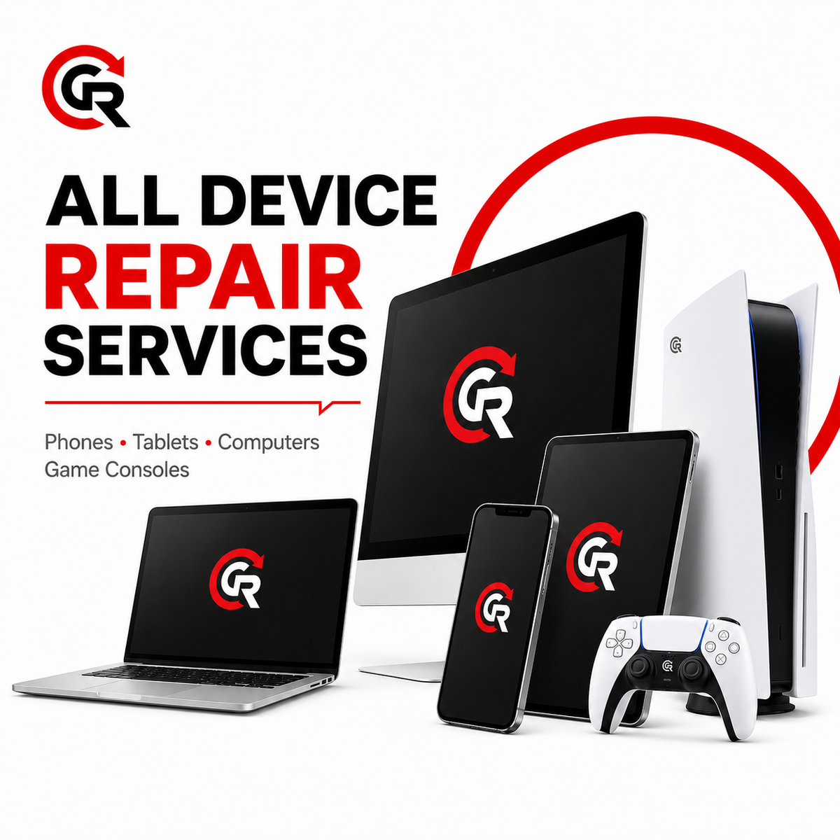 All device repair services from Complete Cellular Repair for phones, tablets, computers, and game consoles in Wausau, Wisconsin