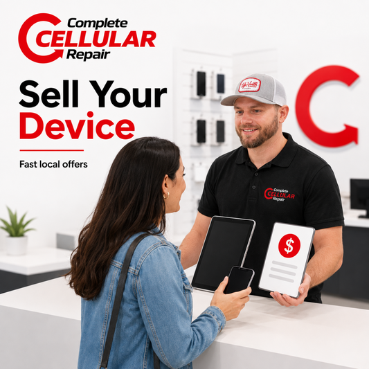 Sell an eligible pre-owned phone or technology device at Complete Cellular Repair near Wausau
